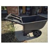 Black Plastic Garden Cart