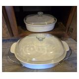 CorningWare French White Casserole Dishes