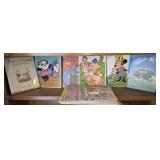 Vintage Children Books and Puzzles Lot - Disney