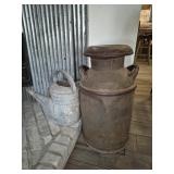 Metal Milk Can and Watering Can