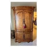 Wood Armoire Media Cabinet