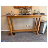 Wood Console Table