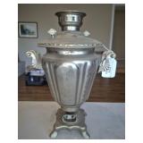 Vintage Electric Metal Samovar Tea Urn