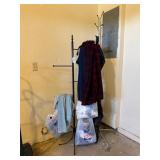 Metal Coat and Hat Rack
