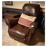 Brown Leather Recliner Chair
