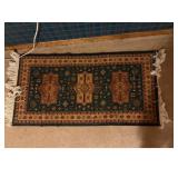 Small Decorative Area Rug with Fringe