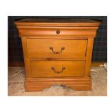 Wood Nightstand Bedside Table