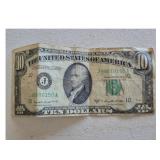 1950 Series $10 Ten Dollar Bill Currency