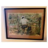 Dorothy Bilberry Cowboy Pastel Art Print