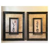 Floral Framed Art Set