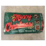 4 ft Lighted Merry Christmas Sign