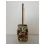 No. 2 Marshall Pottery Butter Churn