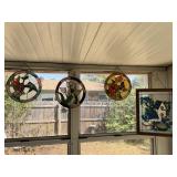 Calla Lily, Hummingbird & Rose Stained Glass