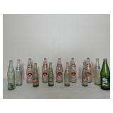 Vintage Dr. Pepper, Pepsi, 7Up & Coca Cola Bottles