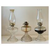 Glass Oil Lamps