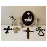 Wall Crosses, Angels & Dove Mirror