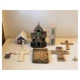 Crosses & Birdhouses