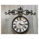 Wall Clock & Metal Wall Decor