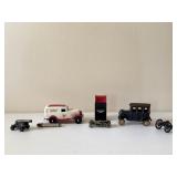 Ertl Texaco Van Bank, Metal Canons & Cast Iron Car