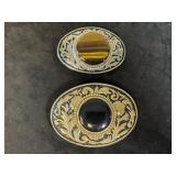 Belt Buckles with Onyx & Tigers Eye Center