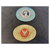 Cut-Out Coin Belt Buckles