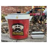Vintage Pringle Ice Bucket & Harmonica