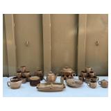 Frankoma Mugs, Platters & Covered Casserole