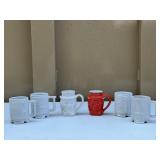 Frankoma US Postal Service & Uncle Sam Mugs