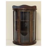 Curved Wall Mounted Display Case