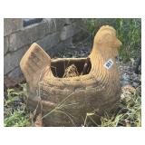 Hen Terracotta Planter