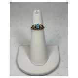 14 KT Gold Turquoise Ring