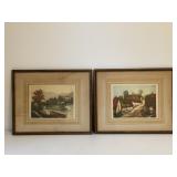 Camilla Lucas Framed Etchings