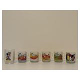 Vintage Garfield & Disney Collectible Glasses
