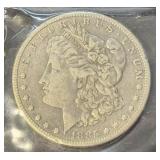 1885-S Morgan Silver Dollar