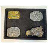 Statue of Liberty & Eagle Belt Buckles