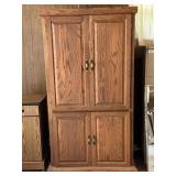 Wood Storage Cabinet
