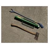 Axe, Fence Post Driver & Grabber Tool