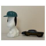 Snoopy & Studebaker Avon Cologne Bottles