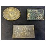 Firearm Theme Belt Buckles