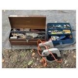 Tool Boxes with Contents & Circular Saw