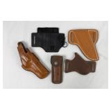 Leather Gun and Knife Holsters