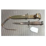 Hunting Knife and Sheath