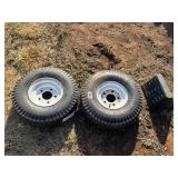 Trailer Tires & Wheel Chock