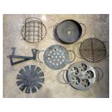 Laser Cut Iron Fire Pit Cooking Accessories
