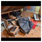 Assorted Picture Frames Storage Baskets