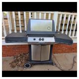 John Deere Used Stainless Steel Propane Grill