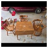 Keller Drop Leaf Dining Set with 6 Chairs