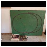 Vintage Model Train Set Dual Track with Train