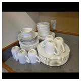 White Ceramic Dinnerware
