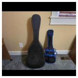 Two Acoustic Guitars with Cases